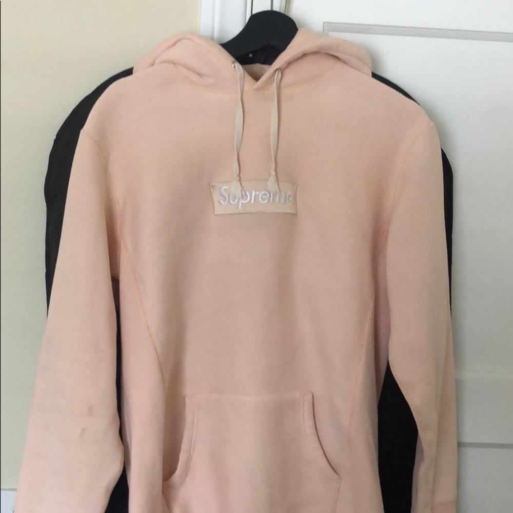 Supreme “Peach” Box Logo Hoodie